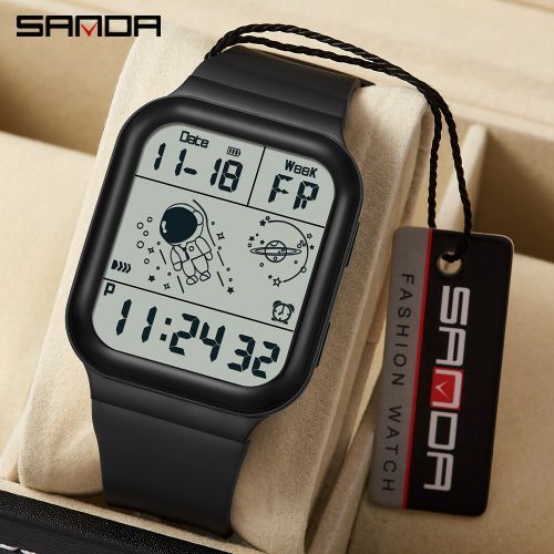 Men's Watches Sport LED Digital Wristwatches Male Clock 6052