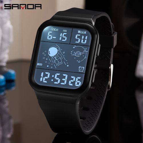 Men's Watches Sport LED Digital Wristwatches Male Clock 6052