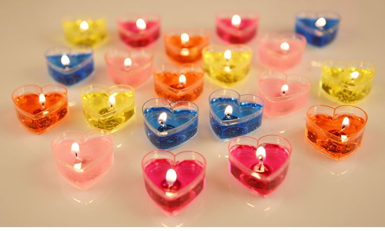 Romantic Love Scented Candles Birthday Candles-mix Color 20