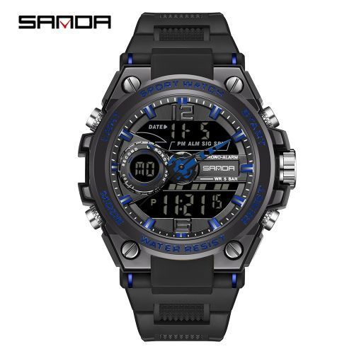 Men's Watches Sport Waterproof Wristwatch Man Shock Clock 6092