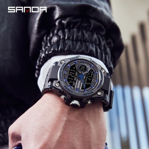 Men's Watches Sport Waterproof Wristwatch Man Shock Clock 6092