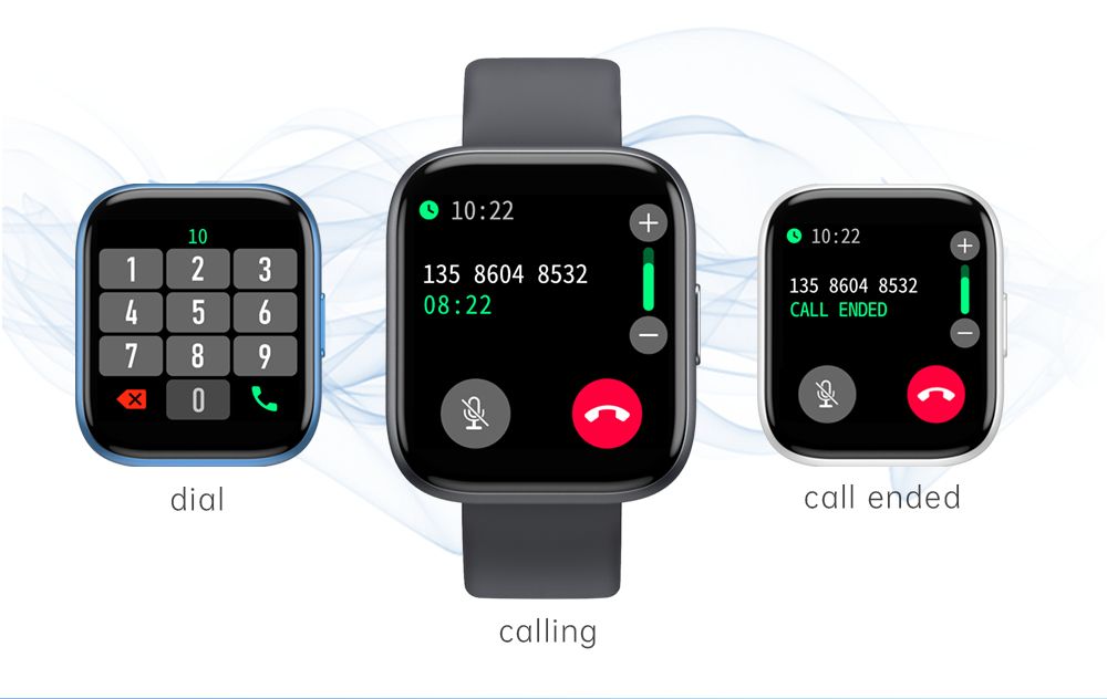 1.55inch IPS Color Screen Smart Watch IP67 Waterproof