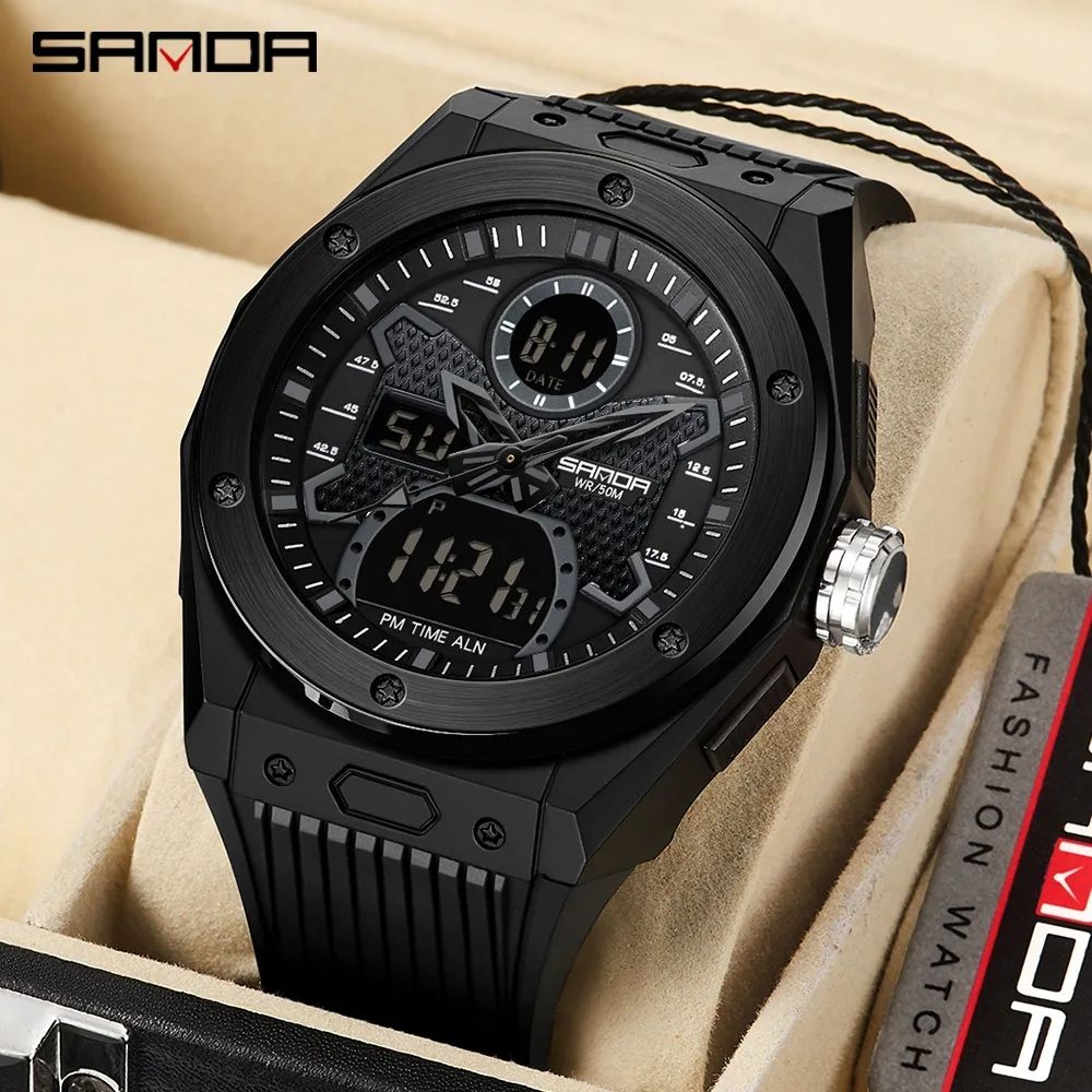 Sanda's New Fashion Waterproof Men's Watch