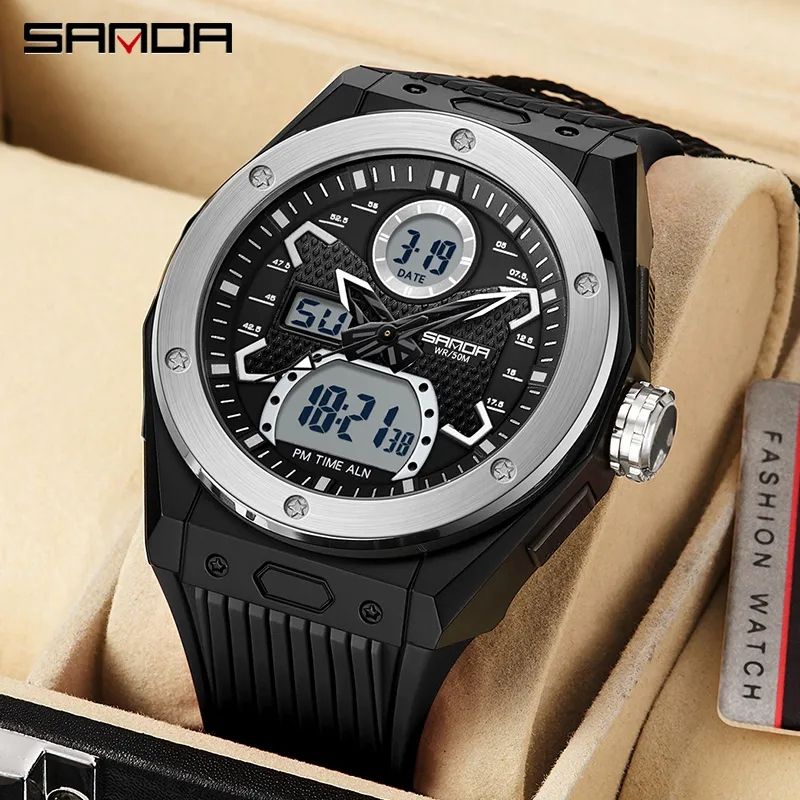 Sanda's New Fashion Waterproof Men's Watch