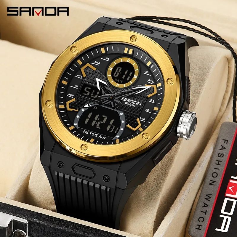 Sanda's New Fashion Waterproof Men's Watch