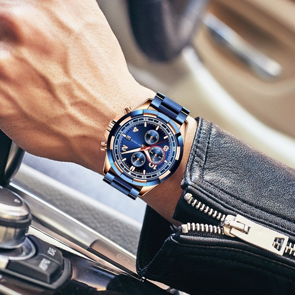 Watch Fashion Sports  Men Quartz Watches Wristwatch For Male MF0198G
