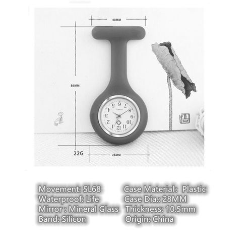 Factory Wholesale Hot Selling New Silicone Tape Men Women Nurses Watches
