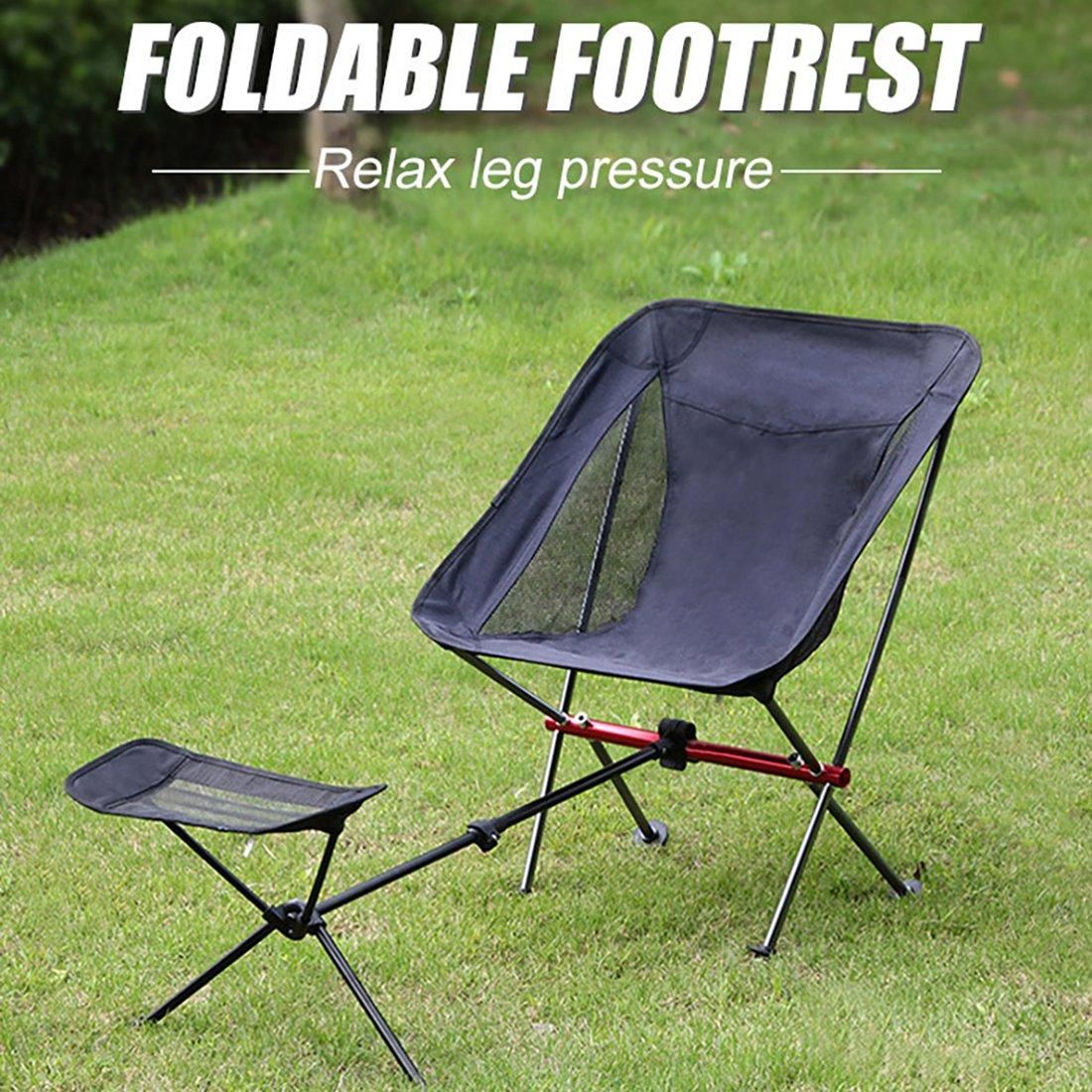 Collapsible Footstool for Outdoor Camping BBQ Beach Chair