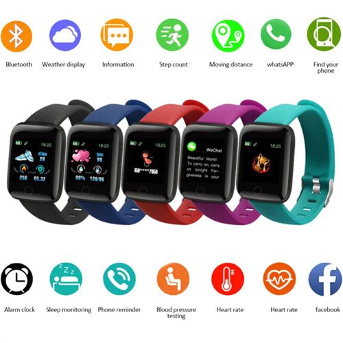 Wrist Smart Watch Sports Bands Bracelet Strap