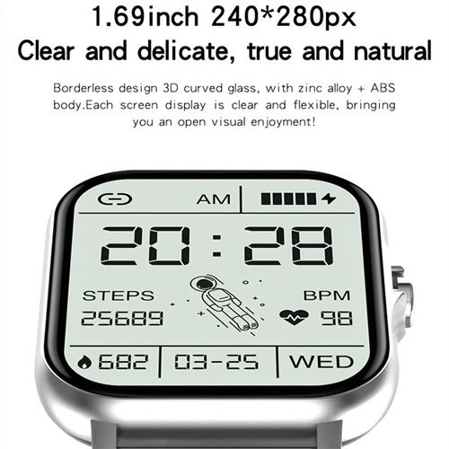 1.69" Full Touch Smart Watch Sport Health Bluetooth Call