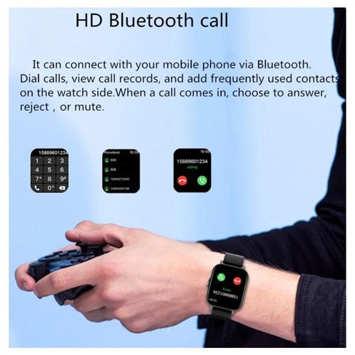 1.69" Full Touch Smart Watch Sport Health Bluetooth Call
