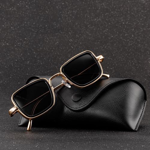 Men Sunglasses Retro Thick Frame Men Sunglasses Square Design Classic Sunglasses