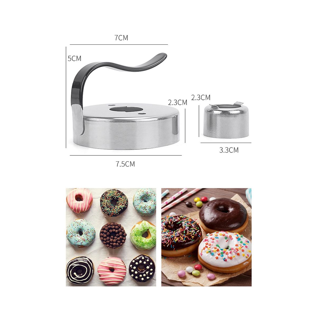Stainless Steel Donut Mould Cake Mold Multifunctional
