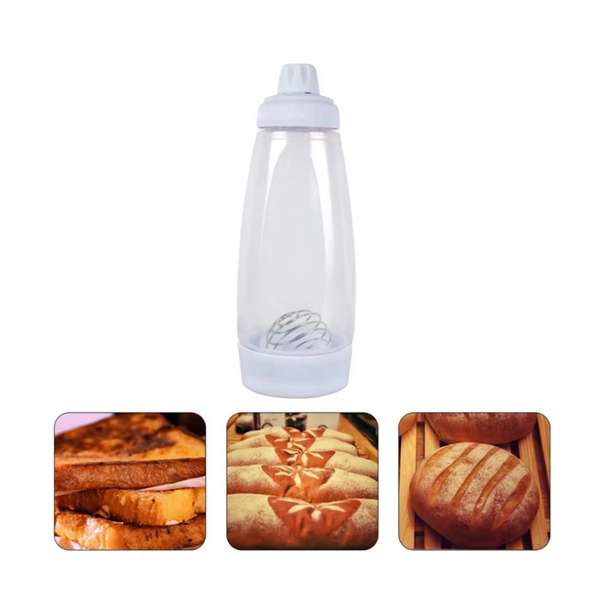 Plastic Batter Jars, Pancake, Waffle, Muffin or Donut Dough