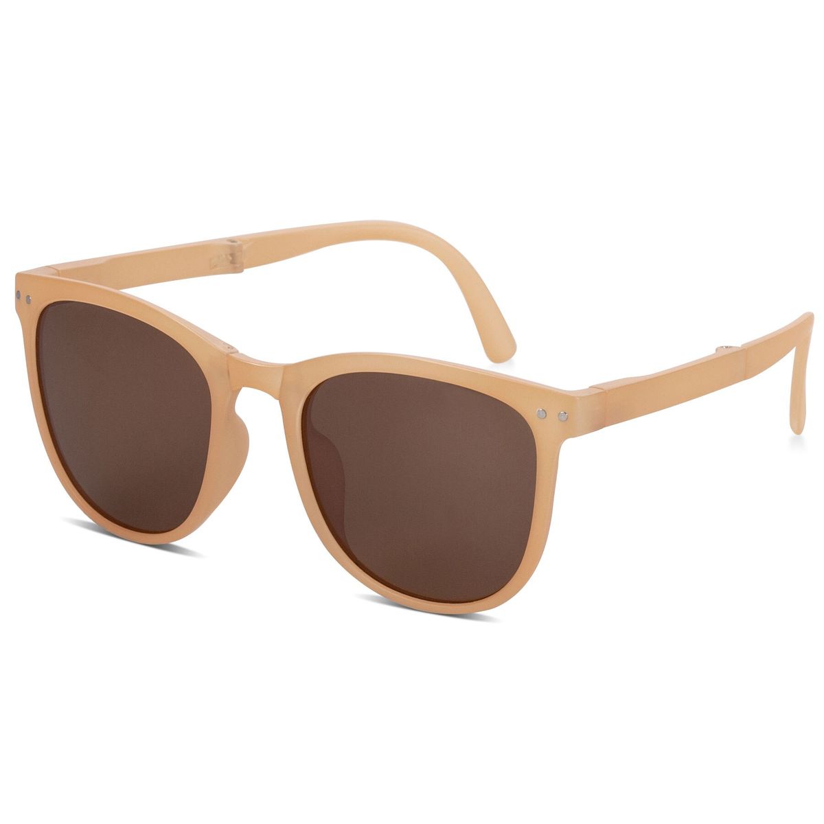 Folding Wayfarer Sunglasses With Case Shades For Women Men