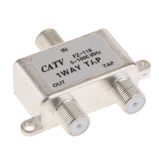 Universal 5Pcs 2Way TV Cable Coax Coaxial Splitter For Video VCR RF