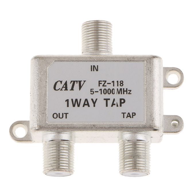 Universal 5Pcs 2Way TV Cable Coax Coaxial Splitter For Video VCR RF