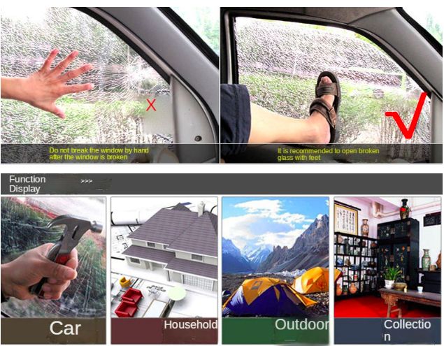 Multi-function Axe Portable Vehicle Tool Camping