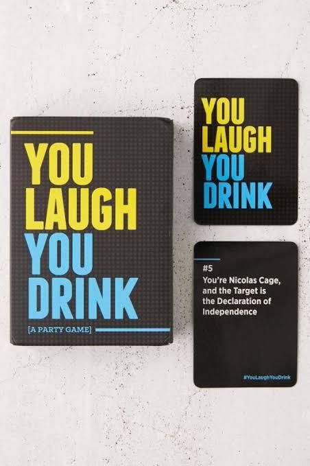 You Laugh, You Drink Complete Adult Parties Card Game