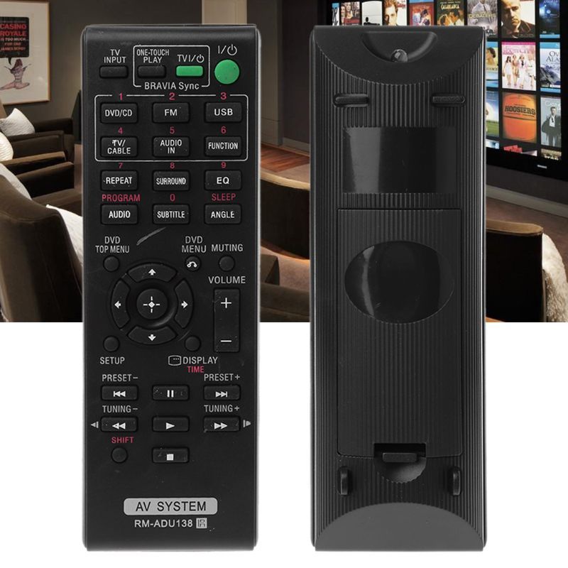 Remote Control Replace RM-ADU138 Audio Video Receiver For Sony AV Home Theater System DAV-TZ140 HBD-TZ130 Television Replacement