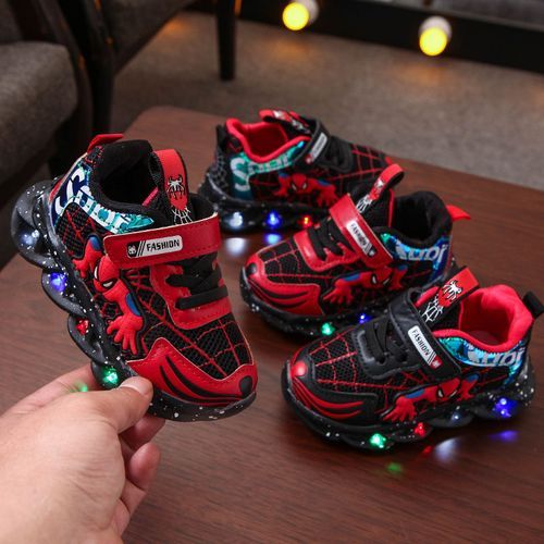 Children's Sports Shoe Night Lights - Red