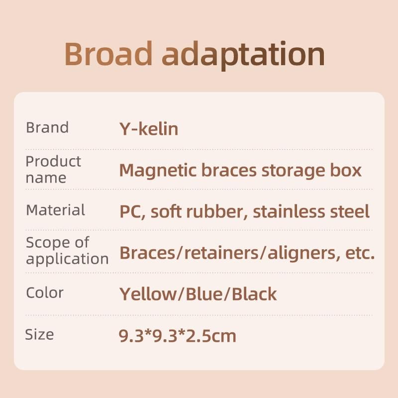 High Quality frosted Material Orthodontic Retainer Braces Storage Box Waterproof breathable Soaking Invisible Portable Belt Case