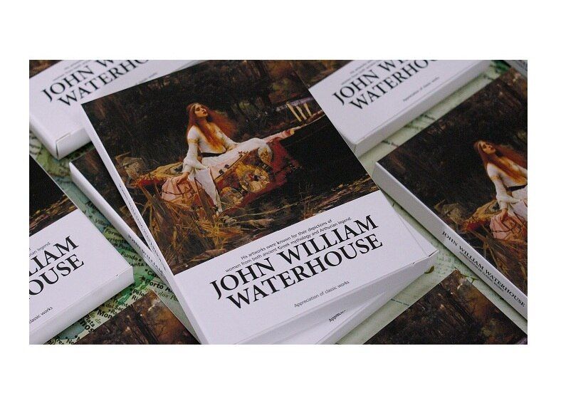 30 Pcs Set William Waterhouse Oil Painting Postcard INS