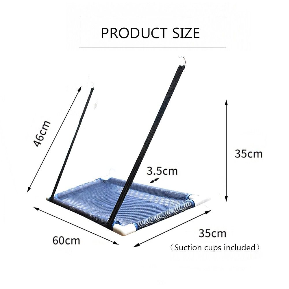 Cat Window Perch Hammock Bed Cooling Breathable Mesh Deck