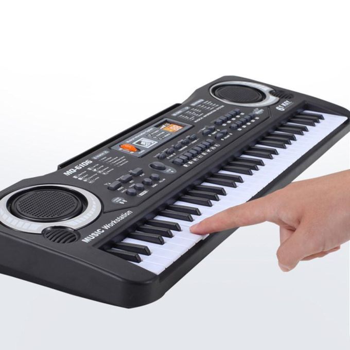 61 Keys Portable Electronic Keyboard Piano For Kids With-