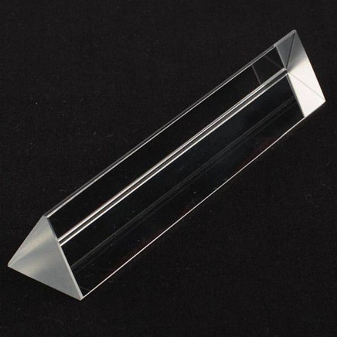 Triangular Optical Glass Prism Refractor Light Spectrum-