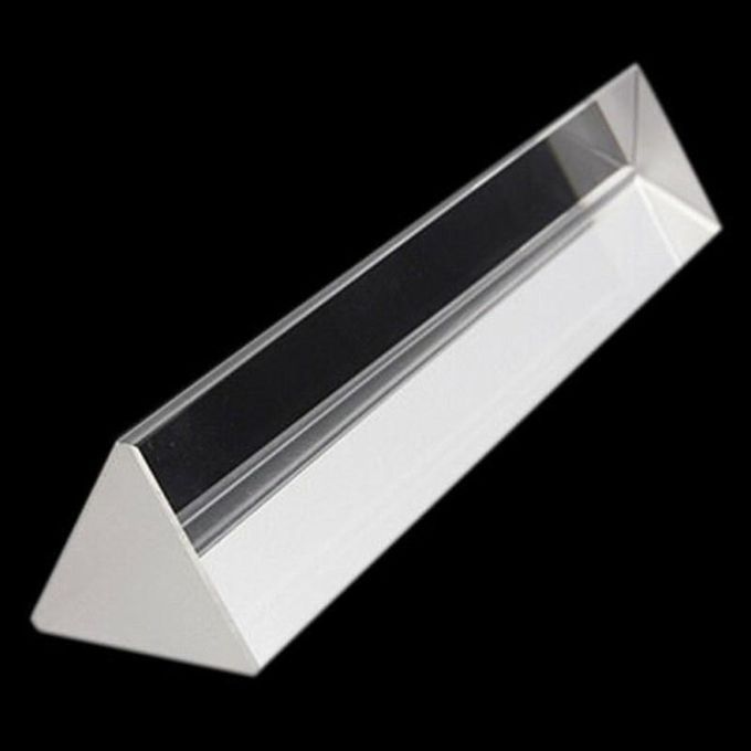 Triangular Optical Glass Prism Refractor Light Spectrum-