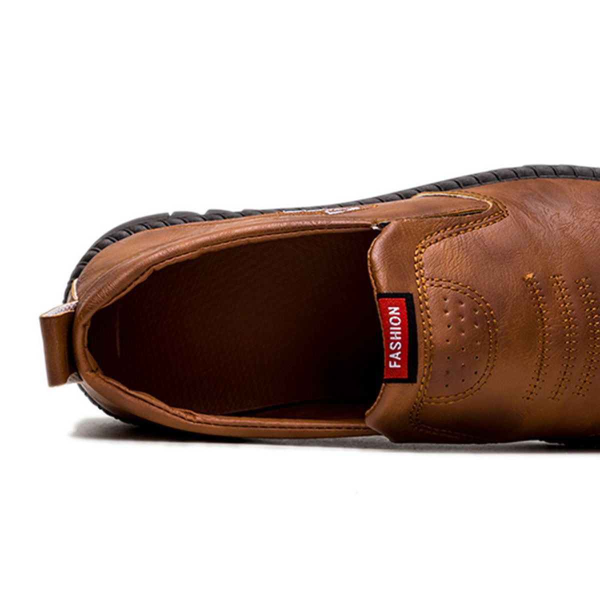 Men's Casual Shoes Soft Leather, Soft Sole, Breathable Shoes -Brown