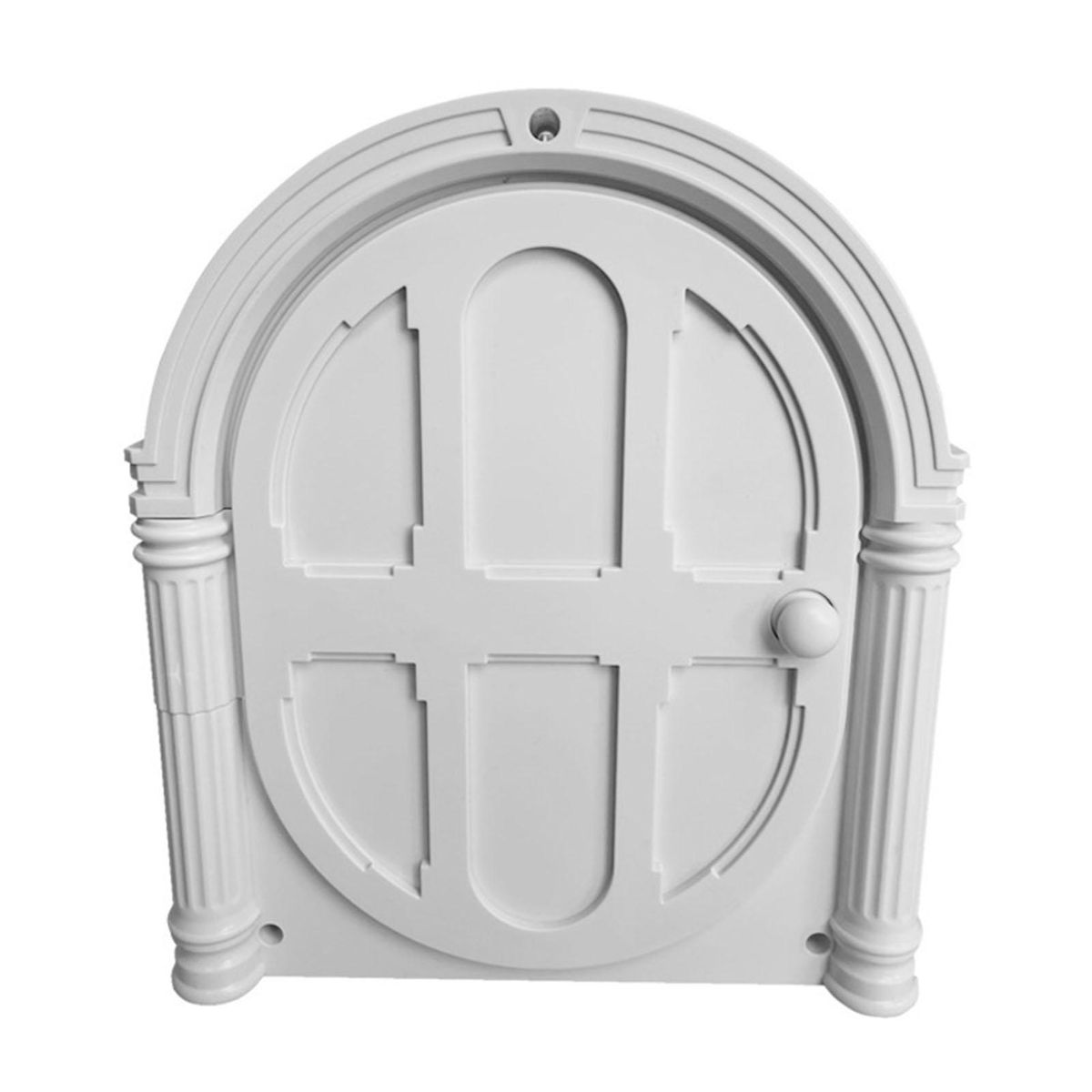 Kennel Door Vertical Hinged Door Kennel Door White