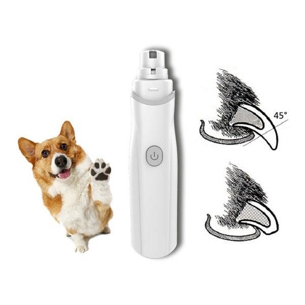 Electric Pet Nail Grinder By For Gentle And Painless Paws Grooming, Trimming, Shaping, And Smoothing For Dogs, Cats, Rabbits And Birds - Portable