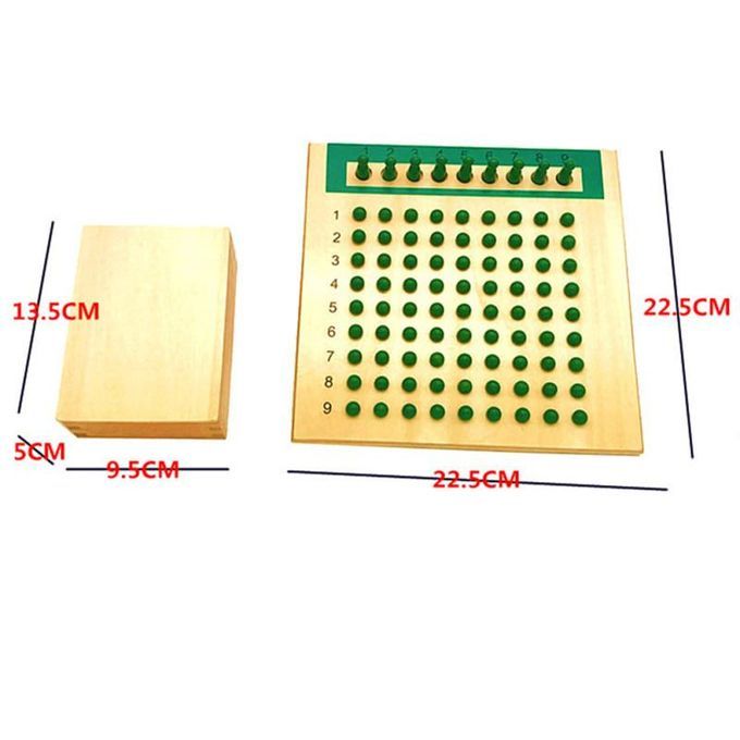 Montessori Multiplication Division Mathematics Wooden Board-