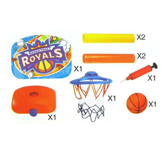 3Pcs Mini Kids Children Basketball Hoop Stand Inflator Pump-