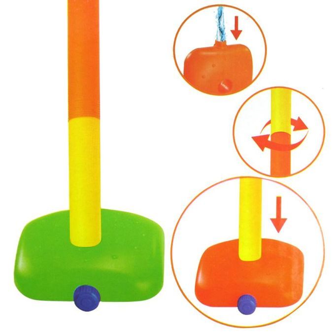3Pcs Mini Kids Children Basketball Hoop Stand Inflator Pump-