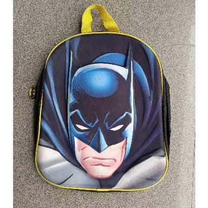 13” Embossed Batman School Bag