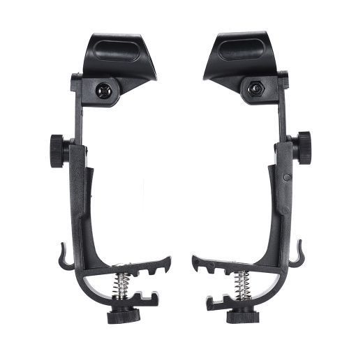 2pcs Drum Microphone Holder Clamp Clip On Drum Rim