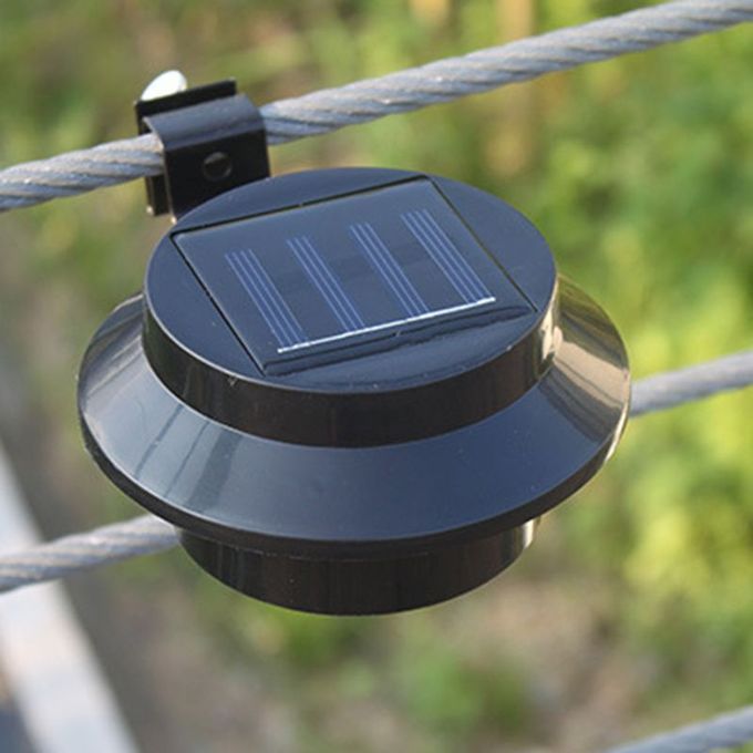 Garden Outdoor Fence Post Wall Shed Step Lights Solar Powered Led
