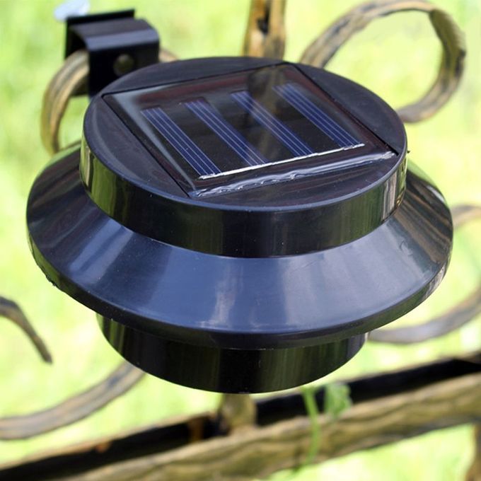 Garden Outdoor Fence Post Wall Shed Step Lights Solar Powered Led