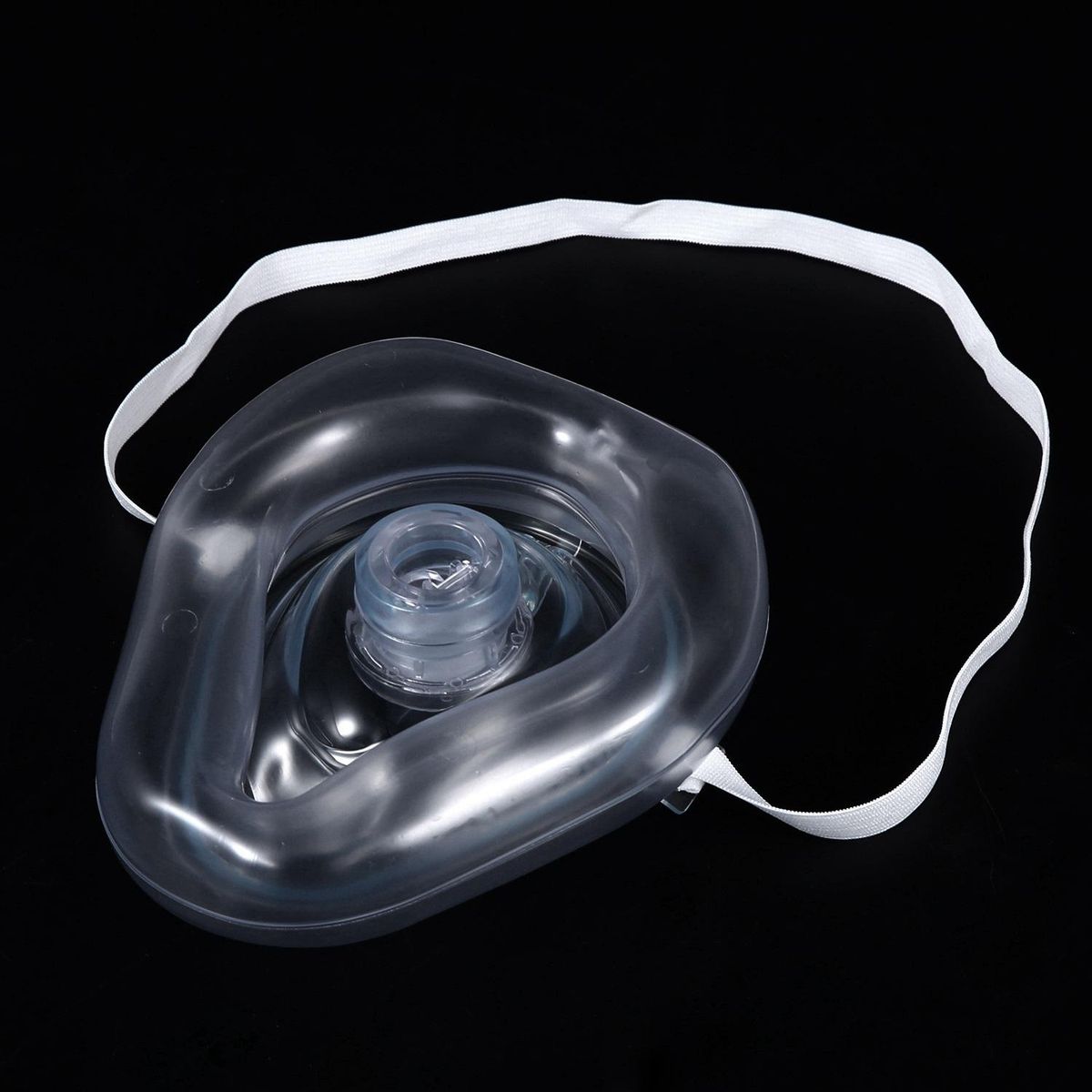 CPR Rescue Mask, Adult/Child Pocket Resuscitator, Hard Case with Wrist Strap
