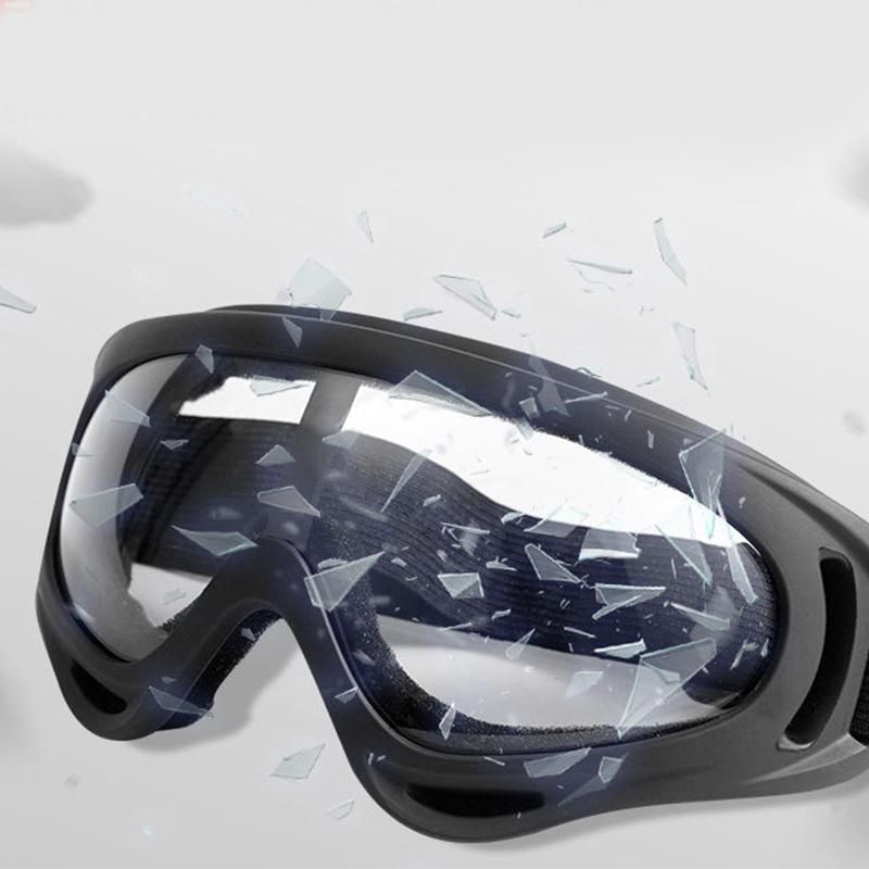 2PCS Outdoor bike riding glasses Retro ski motorcycle mask goggles