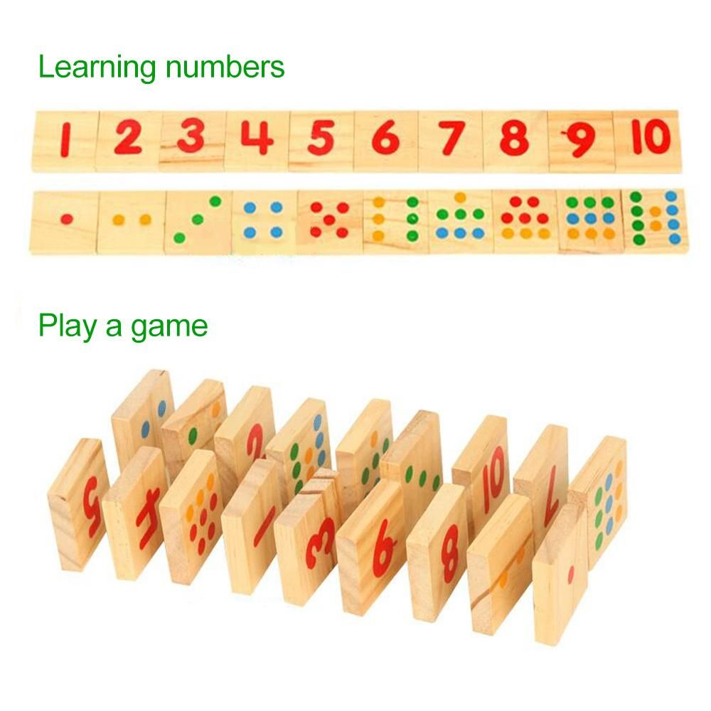 Wooden Math Game Board Number Puzzle Sorting Montessori Toys Educational Learning Tools for Kids Toddlers Preschoolers Early Education