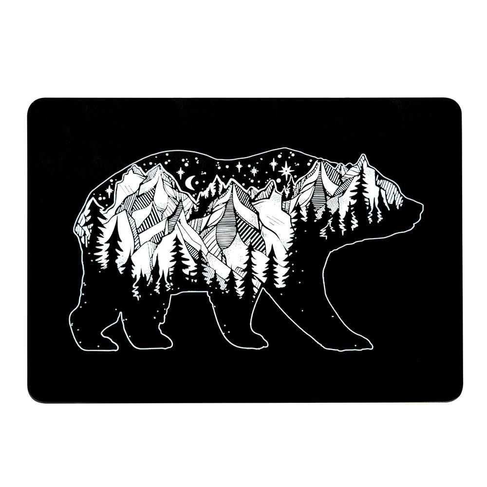 Laptop Case Protective Cover Snap on Case Compatible with Macbook Pro 13.3''/13'' with Touch Bar(2016-2019) Bear with Views1