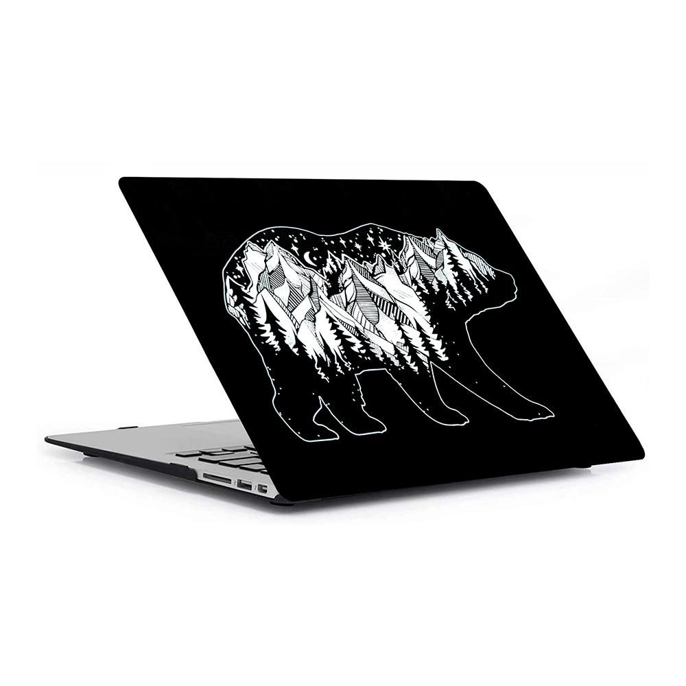 Laptop Case Protective Cover Snap on Case Compatible with Macbook Pro 13.3''/13'' with Touch Bar(2016-2019) Bear with Views1