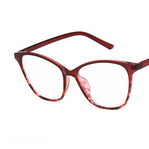 Retro Cat Eye Optical Fashion Glasses Wine And Flower Frames