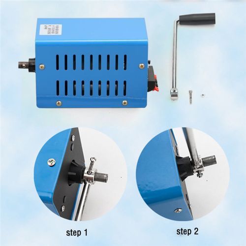 Outdoor 20W Multi-function Portable Manual Crank Generator