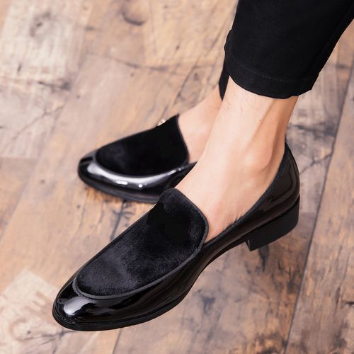 Mens Dress Italian Office Leather ALL PURPOSE Luxury Shoes-Black