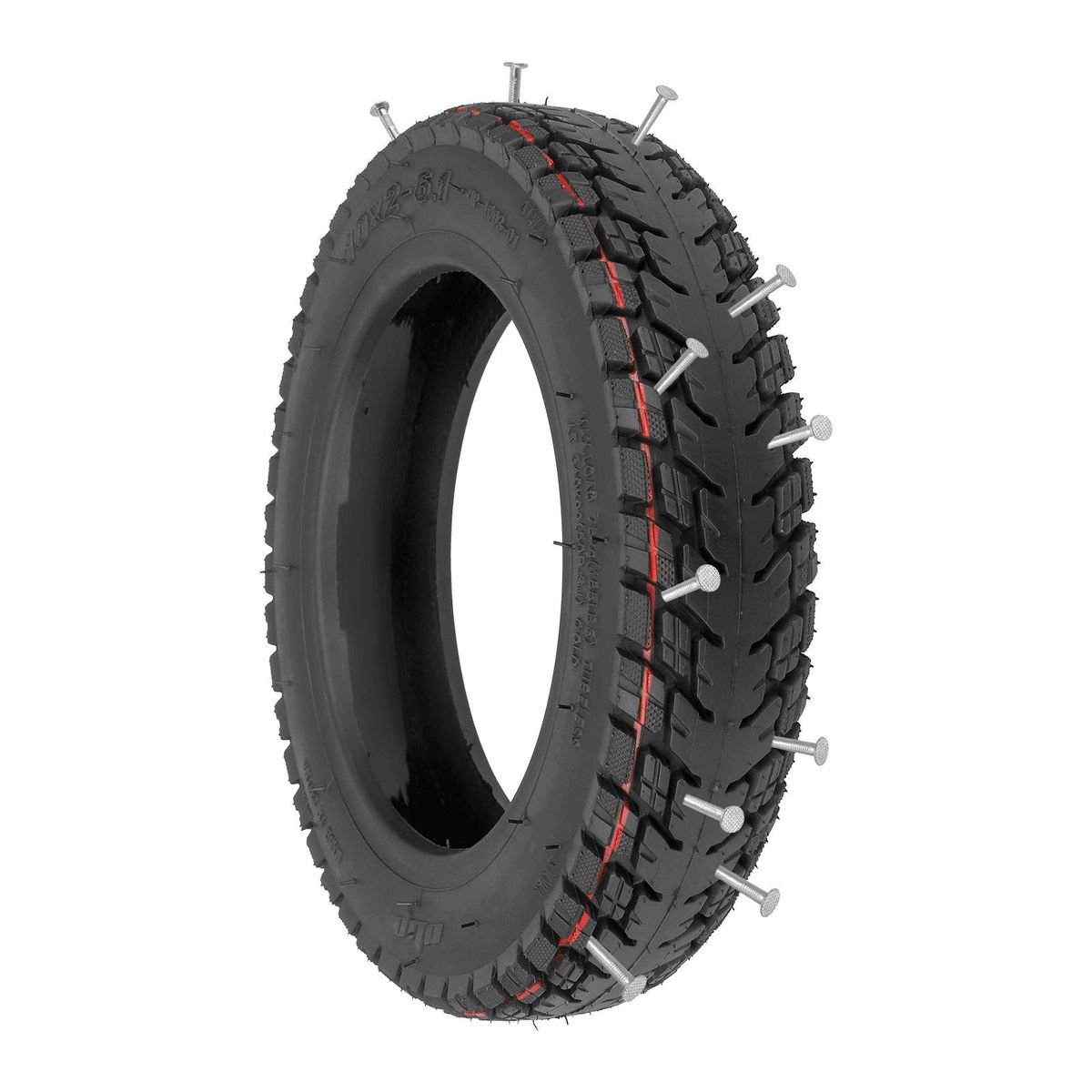 10in Trackslip Scooter Tire Self-Healing Scootor Tubeless Tires Thickened Scootor Replacement Tyre Tires for M365/Pro/Pro2/1S Self Repairing Scooter Tire